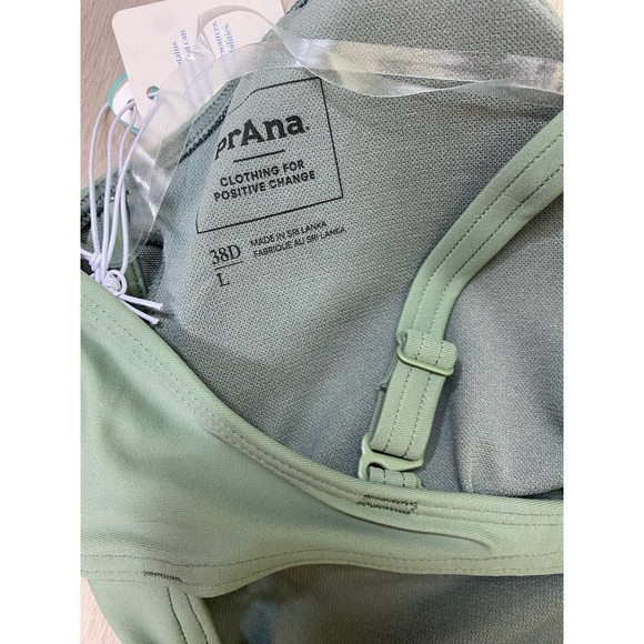 prAna 38D Marina one piece in large olive green NWT - Picture 6 of 8